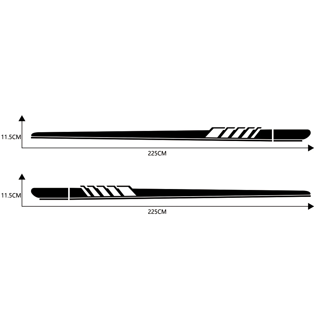 

Car sticker racing stripes adornment modelling applied to kia K2 K3 K5 ceed Sorento Sportage r. Rio Soul decals car accessories