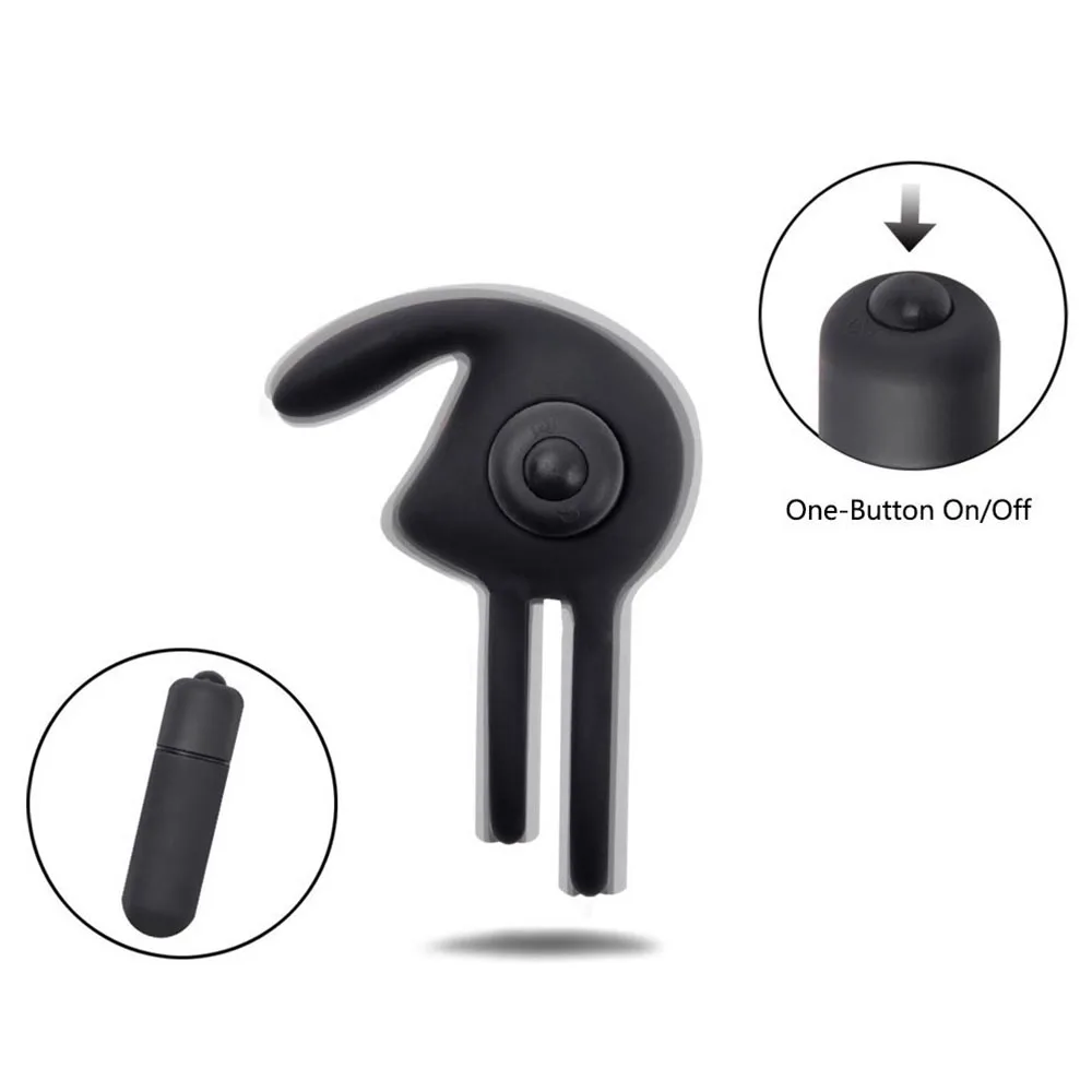 Вибрирующее кольцо EXVOID для пениса переплетения в мошонку вибратор-пуля