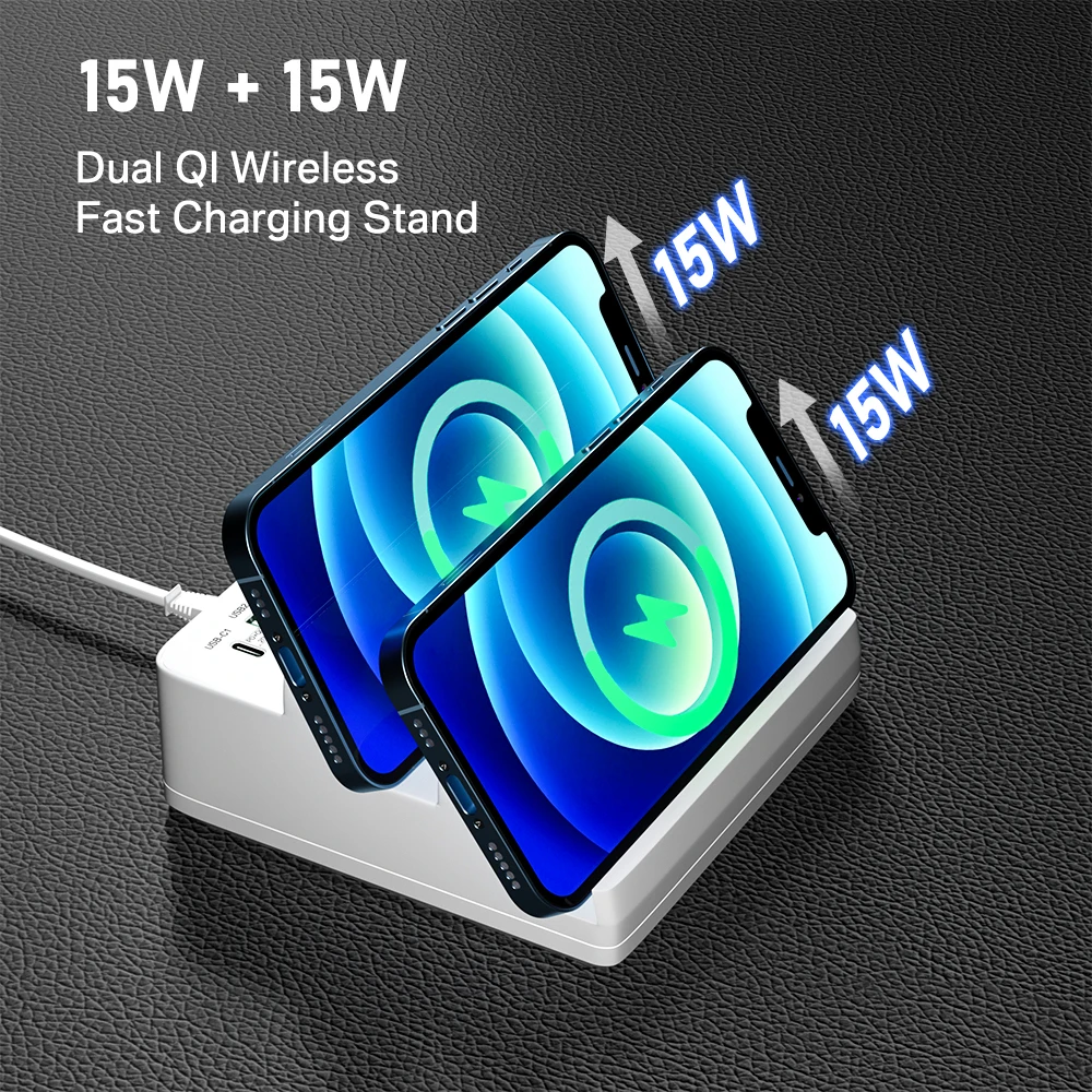 usb charger charging station quick charge 3 mutil usb c pd fast charger for iphone 13 12 samsung huawei xiaomi wireless charger free global shipping