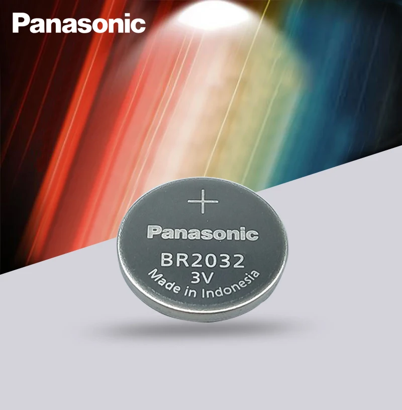 Оригинальный аккумулятор Panasonic 3V BR2032 2 шт./лот BR 2032 высокотемпературные кнопочные