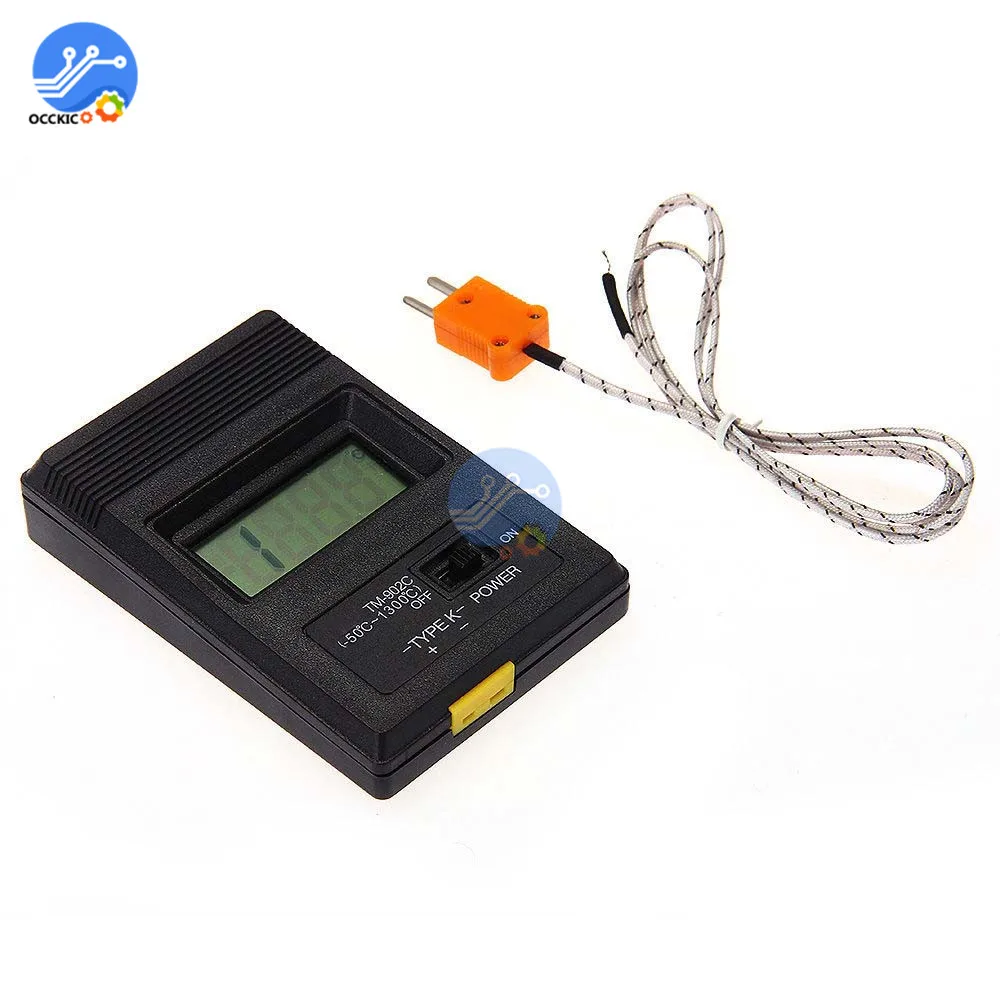 TM902C цифровой ЖК дисплей K Тип термометр Температура один Вход Pro регулятор