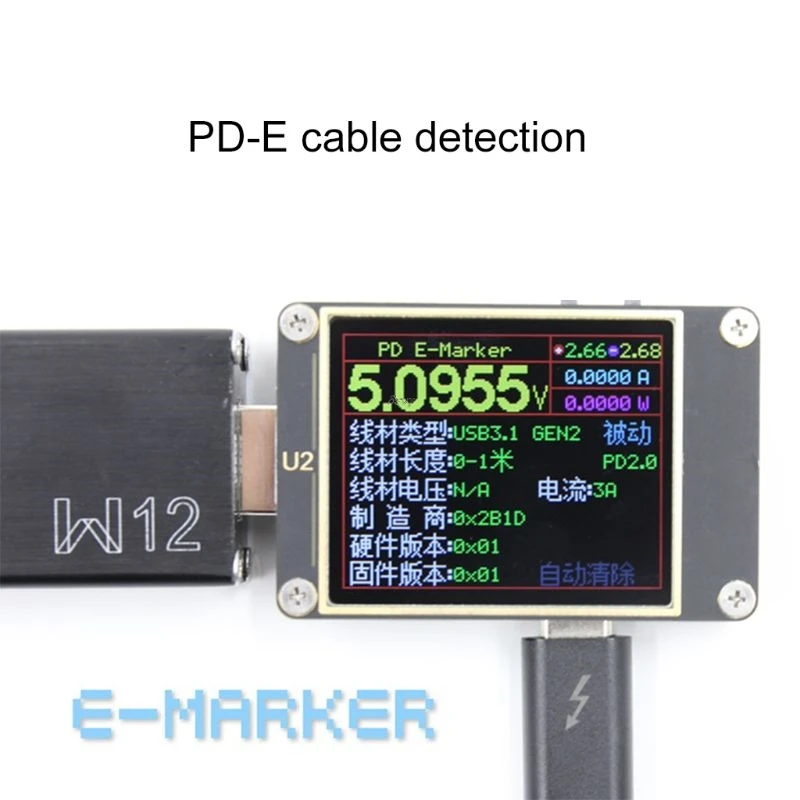 Улучшенный быстродействующий USB тестер QC4.0 + PD3.0 2 0 PPS 4 ~ 24 В 5 А|Измерители