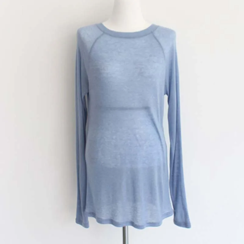 2021 летние новые хлопковые женские футболки однотонные прозрачные сексуальные