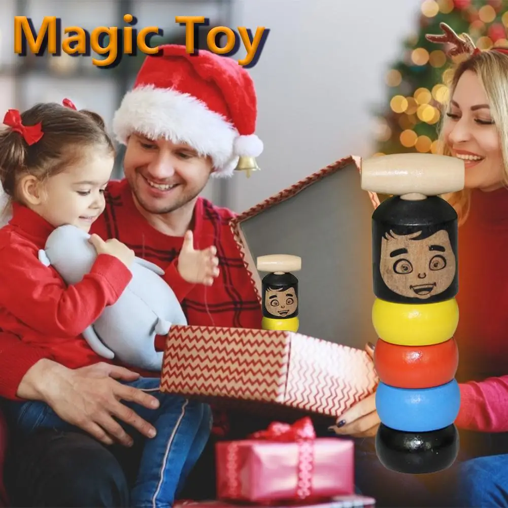 Рождественские украшения для дома дети DIY интересные деревянные волшебные