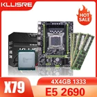 Комплект материнской платы Kllisre X79, LGA 2011, Xeon E5 2690, 4 шт. X 4 ГБ = 16 ГБ, 1333 МГц, DDR3, память ECC REG