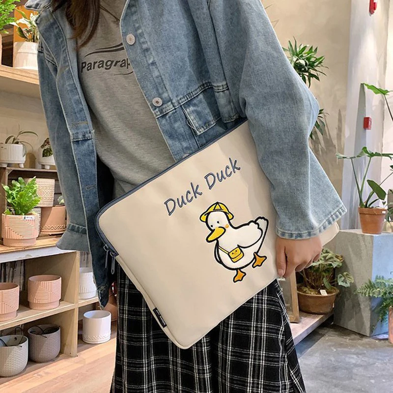 Чехол для планшета с изображением утки Kawaii Macbook Air Pro 13 14 дюймов | Клатчи