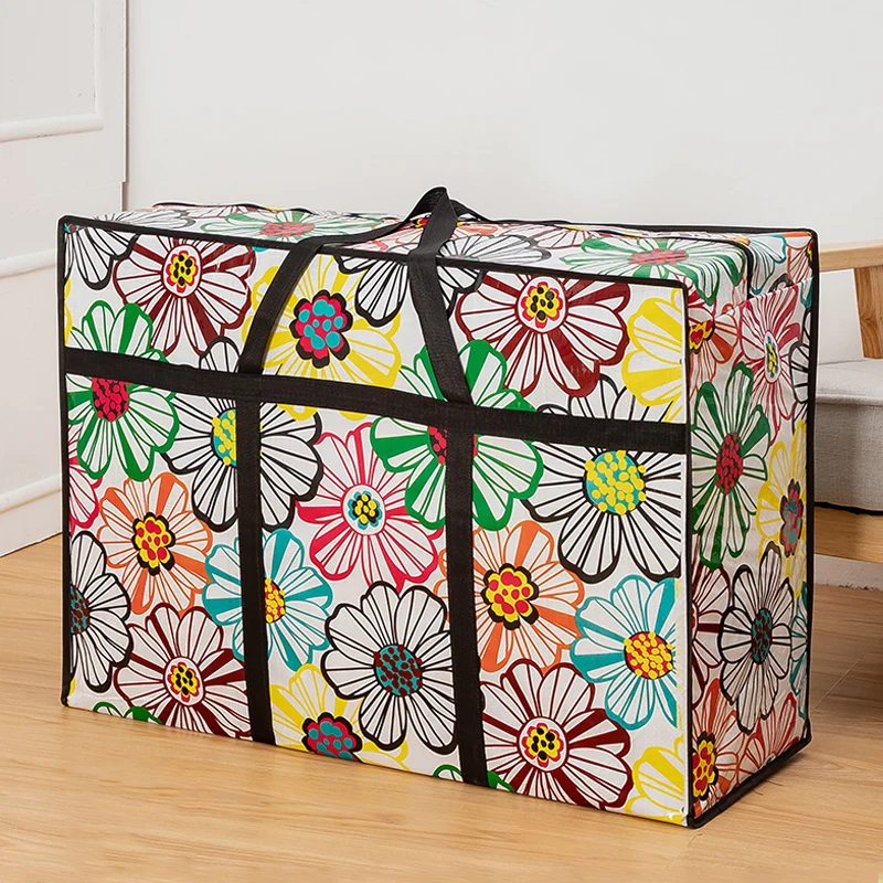 

Foldable Storage Bags Quilt Blanket Clothes Organizer Down Jacket Bag Moving Travel Home Closet Wardrobe Closet Accessories Item