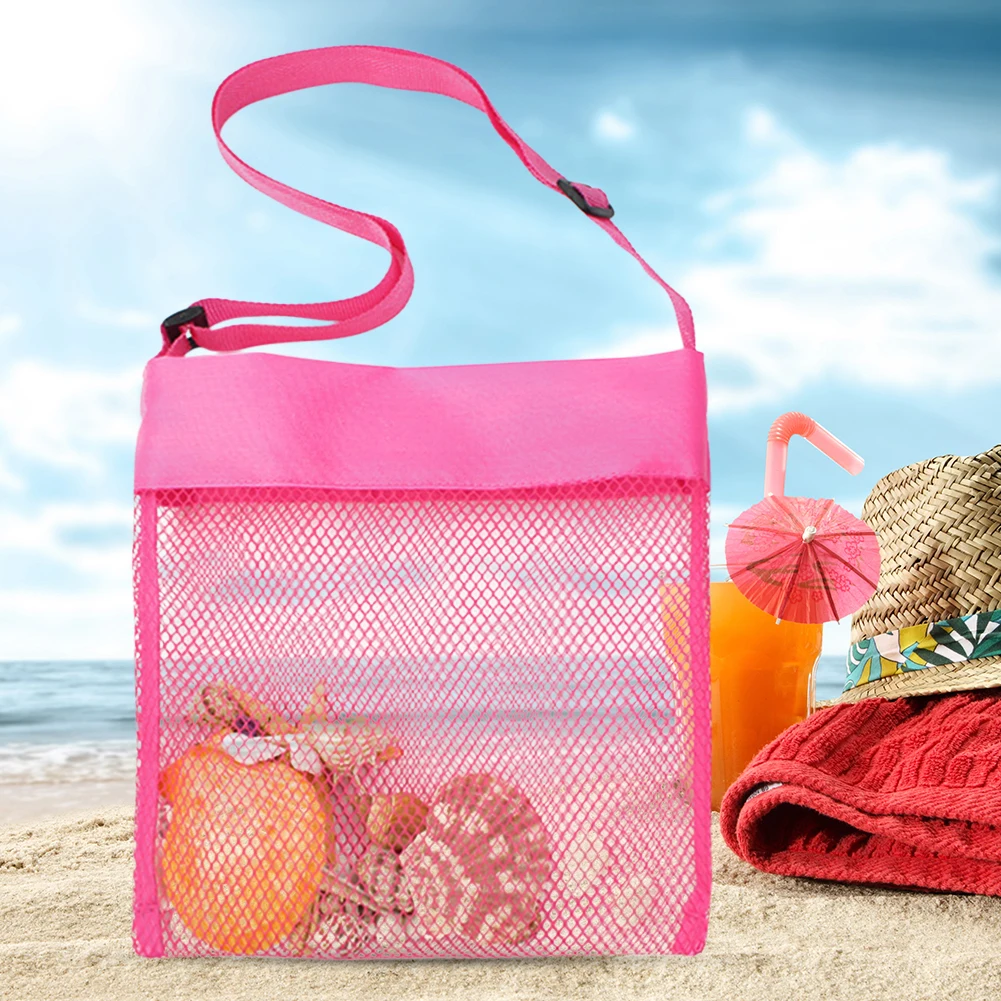 

Летние пляжные песочные игрушки Дети песчаный пляж игрушки чистая разное сетчатый мешок для хранения оболочки сетевой пакет воды малышей О...