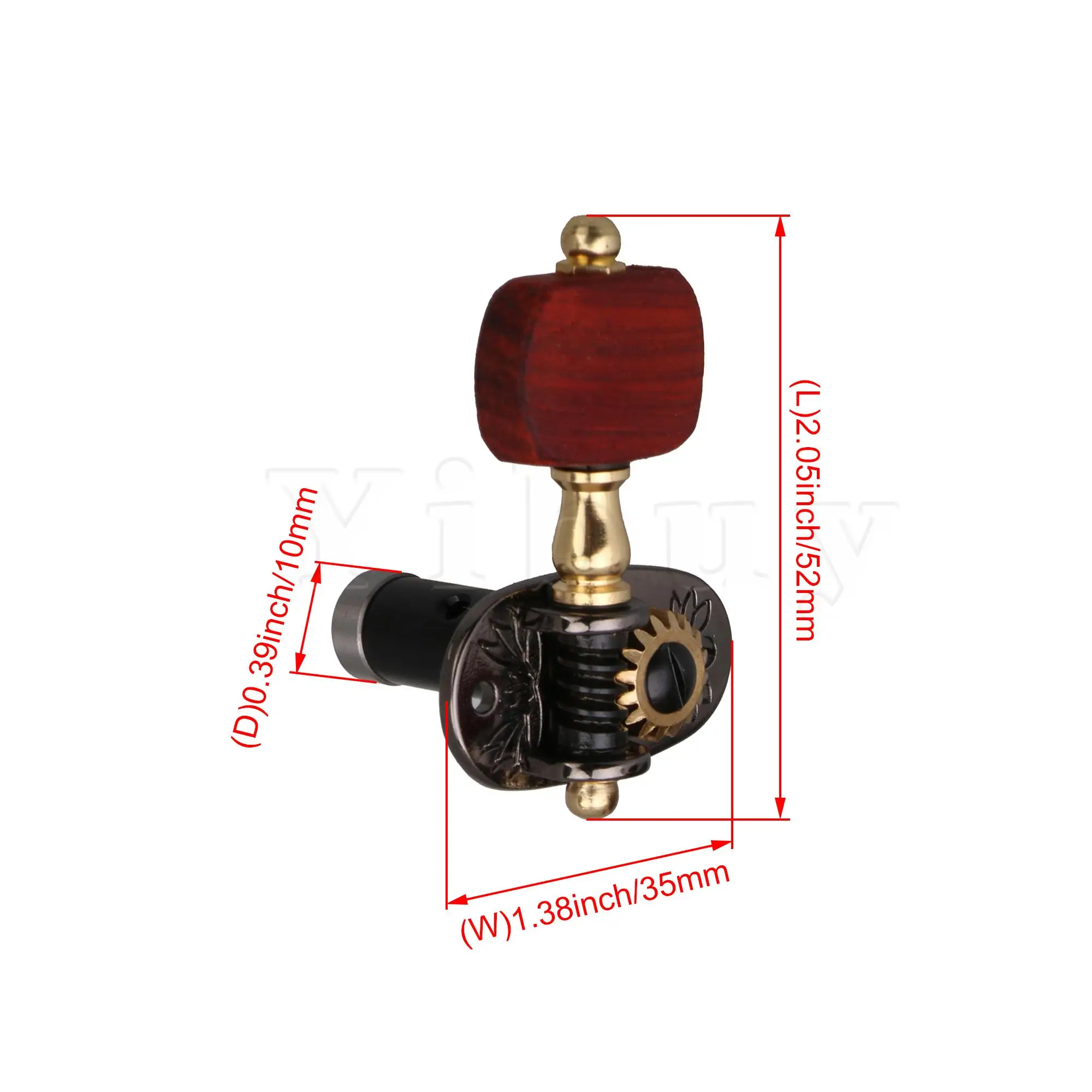 

3L3R Nickel Guitar Tuning Peg Tuner Machine Heads for Acoustic Guitar