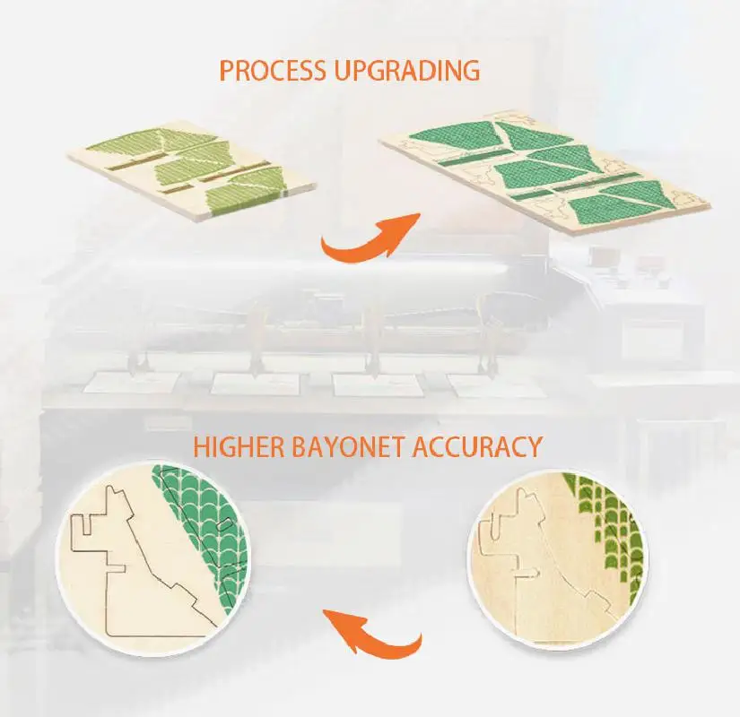 3d деревянные стерео головоломки моделирование камера модель игрушки Детские
