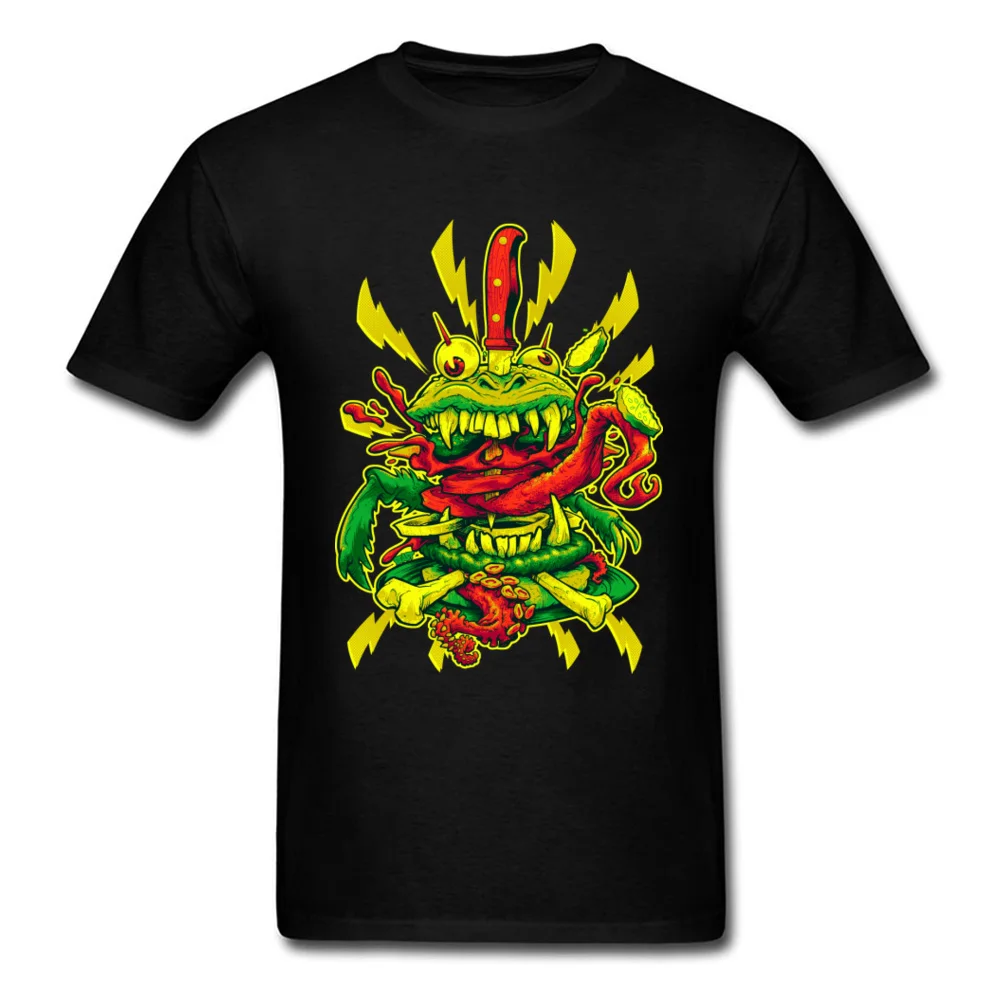 Повседневная футболка с принтом лягушки чудовища бургера щупальца забавная