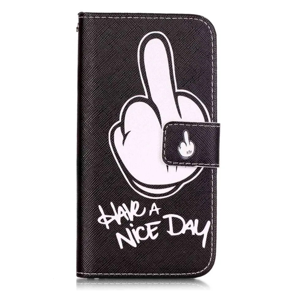 Finger Роскошный чехол для iPhone 7, 8, 6, 6S Plus, 5, 5S, SE, 5C, 4, 4S, 6 Plus, 7 Plus, 8 Plus, Fundas, Магнитный флип-чехол, кожаный кошелек, чехол s D03E - Цвет: Finger