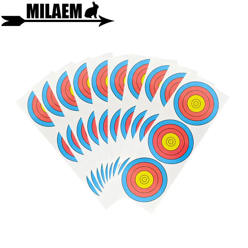 10pcs 63*22cm Archery Target Paper Triple Shooting Training Practicing Accessory | Спорт и развлечения
