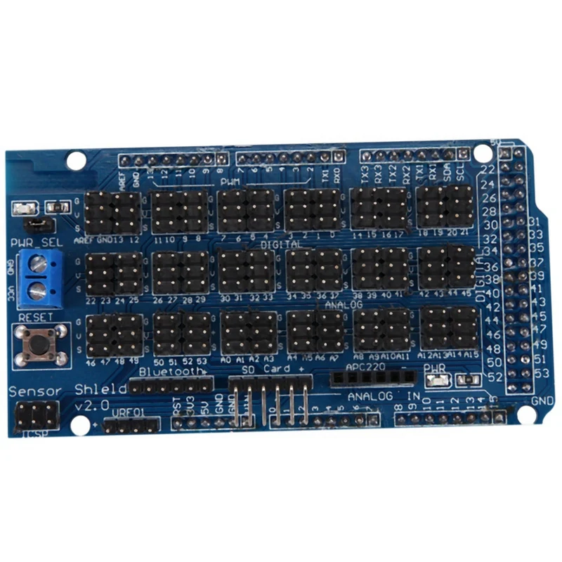 For Arduino Mega Sensor Shield V1.0 V2.0 Dedicated Expansion Development Board 2560 Sup Iic Bluetooth Sd Robot Parts Diy | Электроника