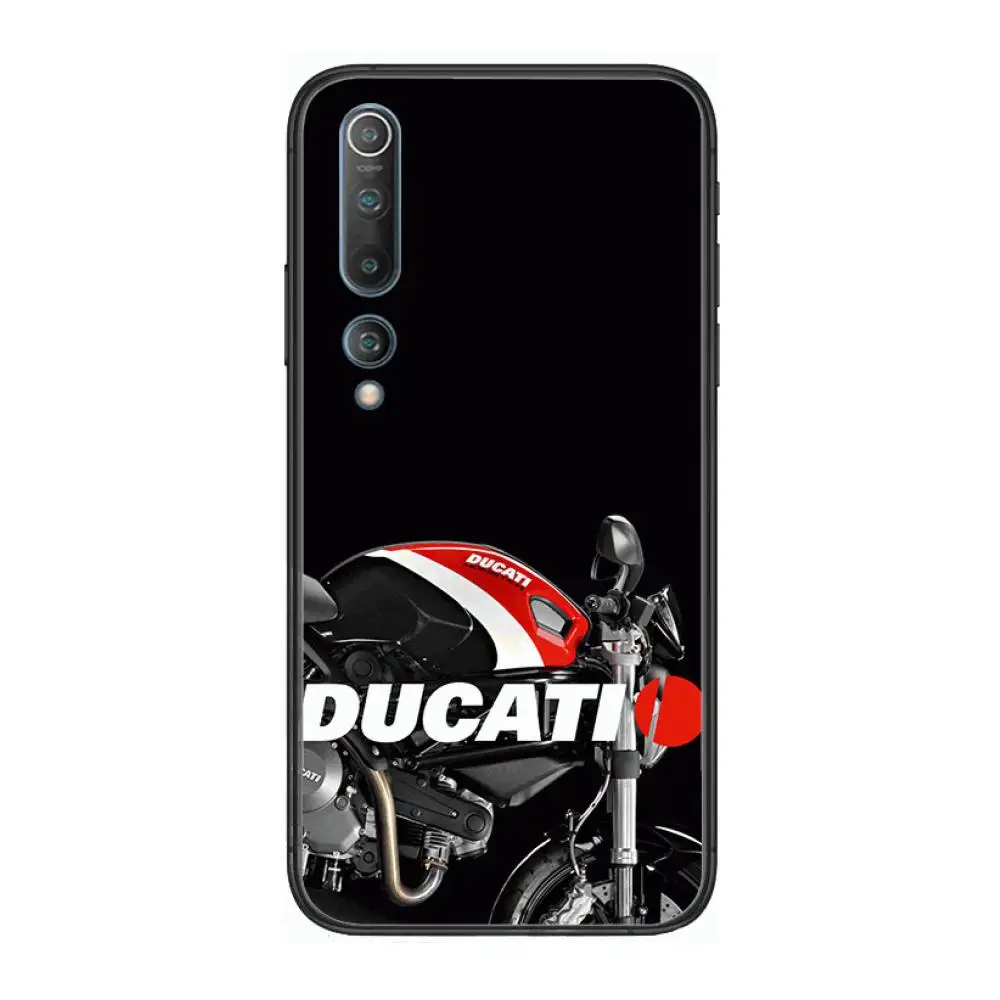 

Case D-Ducati Cover Phone Case For xiaomi mi11 5g 10 liti Ultra 9Pro SE 3 8 Note Anime Black Cover Silicone Back Pretty tpu