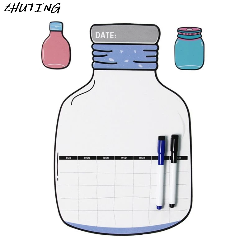 Мягкая Магнитная детская доска для рисования фригератор меню ручки бутылка