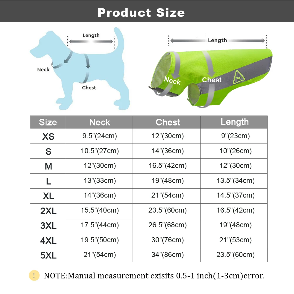 Светоотражающий яркий Безопасный Жилет для собак с высокой видимостью прогулок