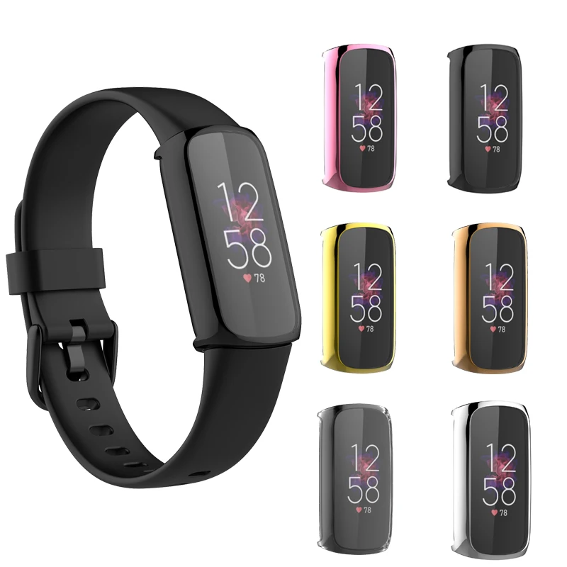 

Screen Protector Case for Fitbit Luxe All-Around Ultra Soft TPU Watch Cover For Fitbit Luxe Protective Bumper Shell Accessories