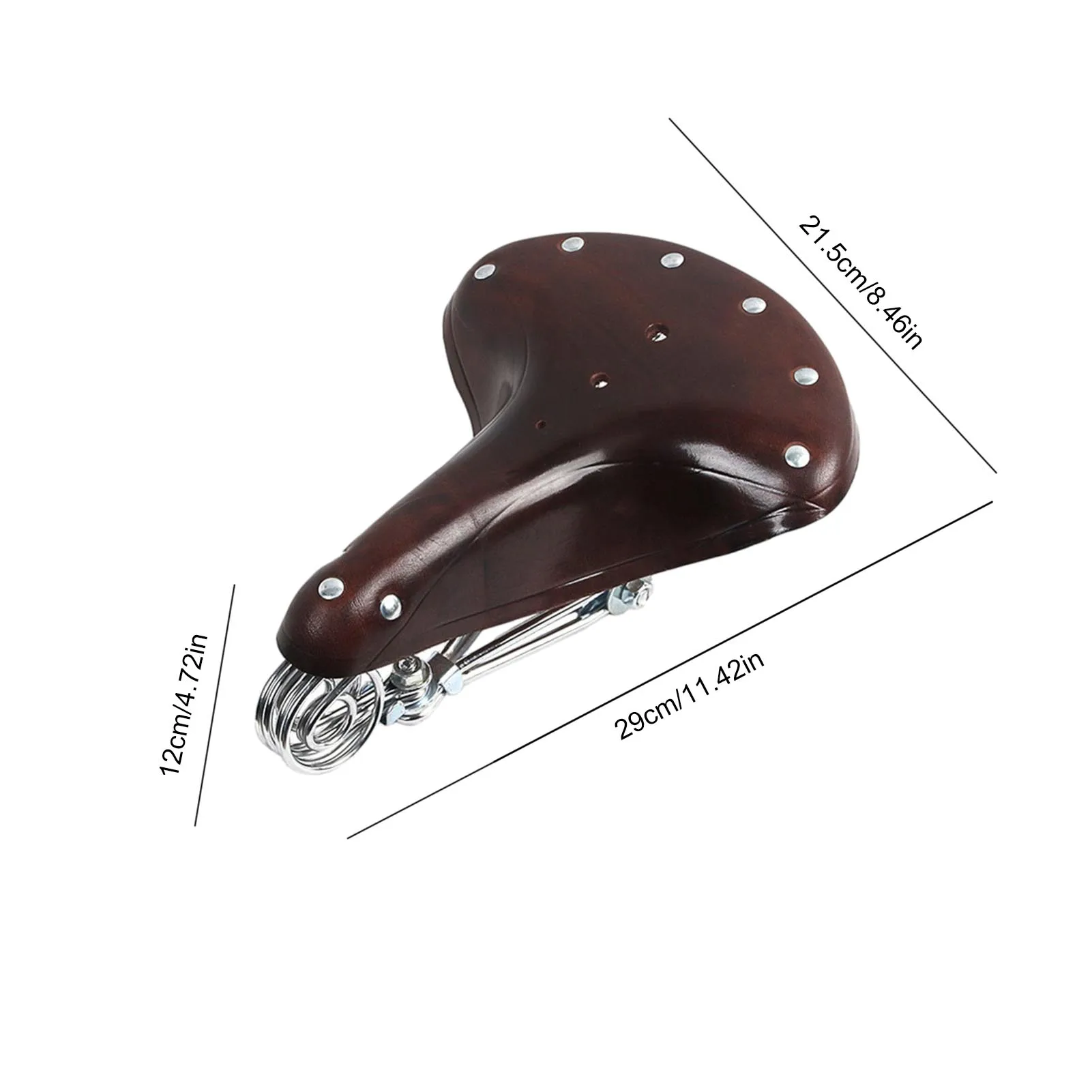 

ViRetro Vintage Bicycle Saddle Pure Cowhide Handmade Seat Custion Bike Sport Saddle Bicycle Cycling Saddle Bike Seat