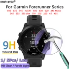 Для Garmin Forerunner 745 945 LTE 45 645 225 245 230 735XT прозрачныйфиолетовый светильник 2.5D тонкое закаленное защитная стеклянная пленка для экрана