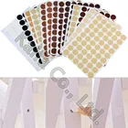 54 штдиаметр листа 21 мм ПВХ самоклеющаяся Наклейка с отверстием для винта наклейка для красоты декоративная крышка для винта