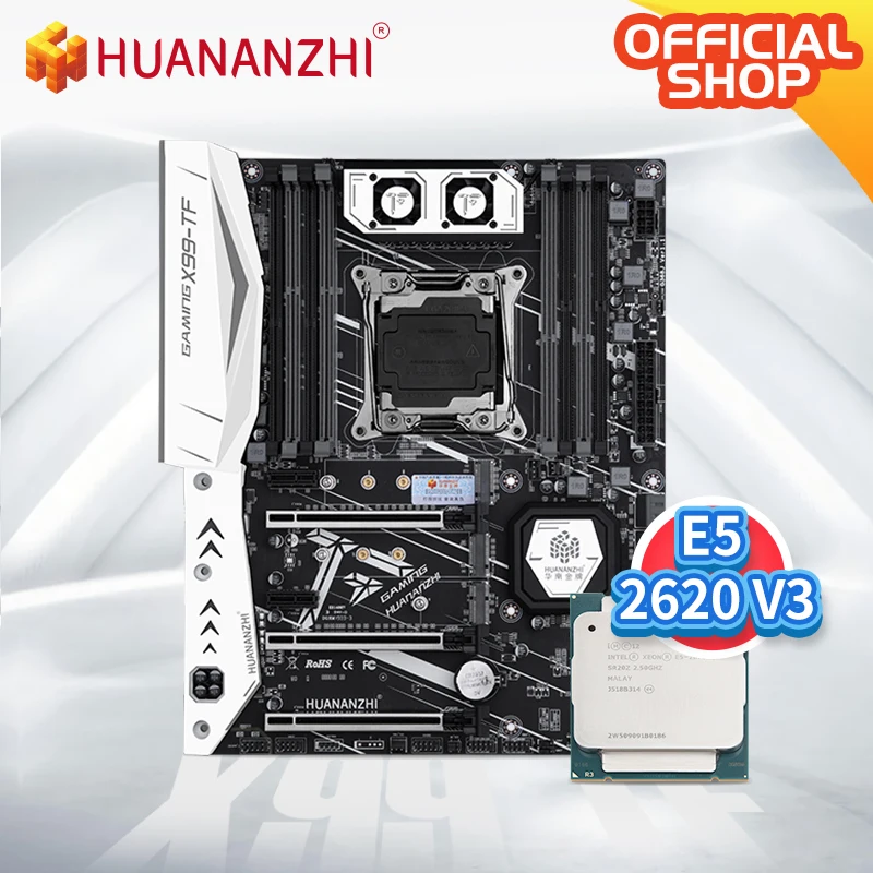 HUANANZHI X99 TF Материнская плата Intel с XEON E5 2620 V3 DDR3 DDR4 RECC память комбинированный
