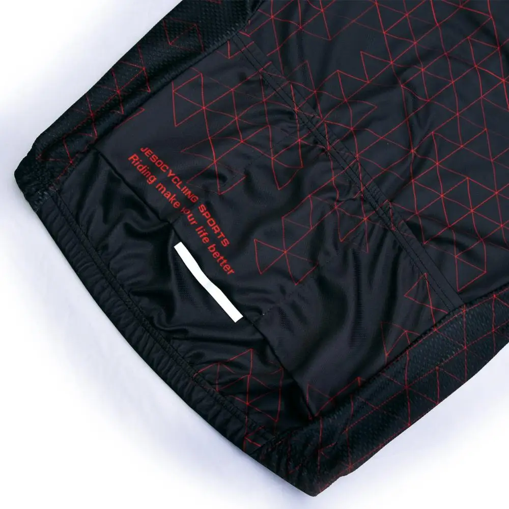 Мужская велосипедная рубашка Pro Team дышащая с коротким рукавом и защитой от пота