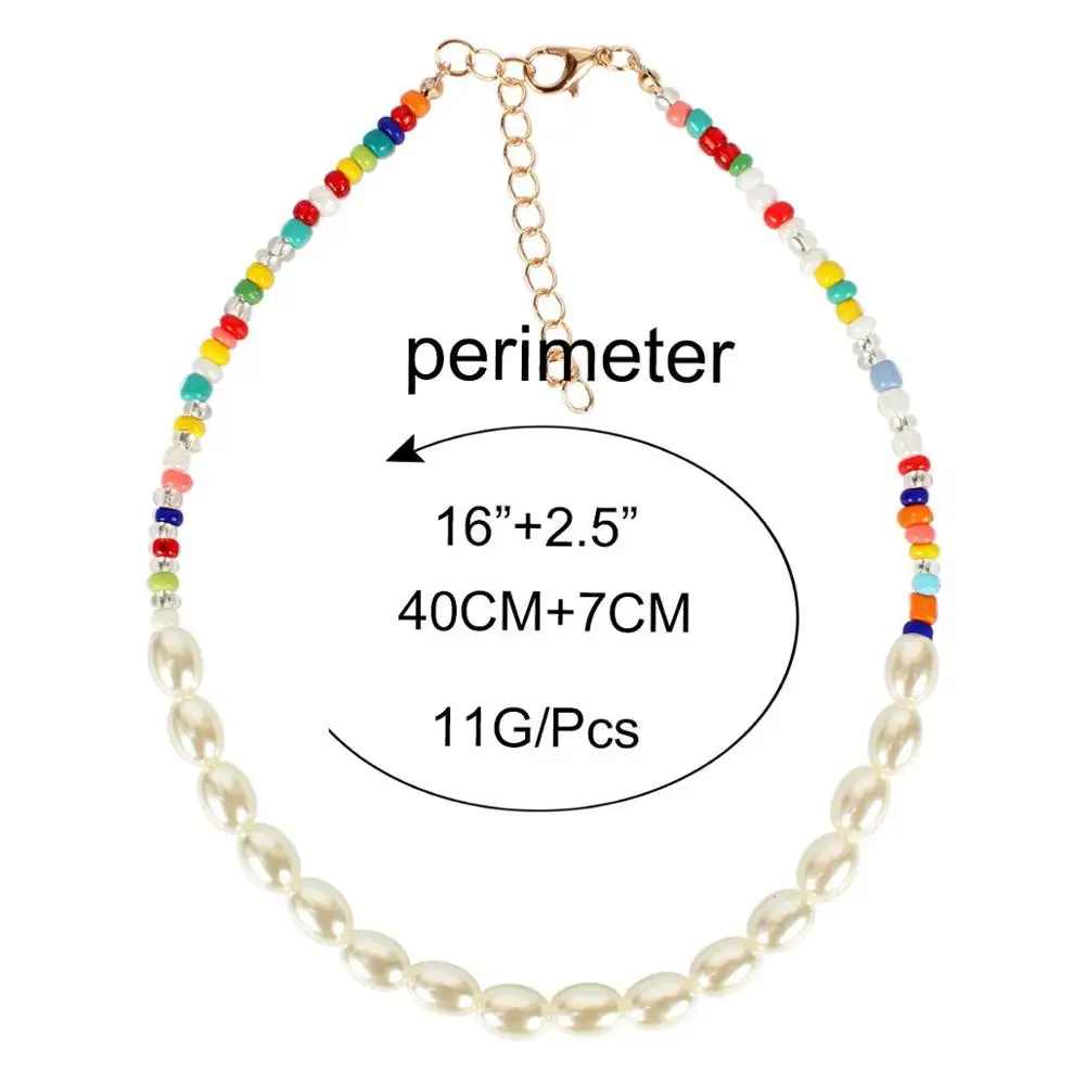 Многослойное массивное ожерелье из бисера Модный новый дизайн для ожерелья