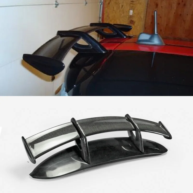 

For Mini Cooper 06-13 R56 Ver.2.11/2.12 Type B Partial Carbon Fiber Blade with Frp Bottom Rear Roof Spoiler Wing