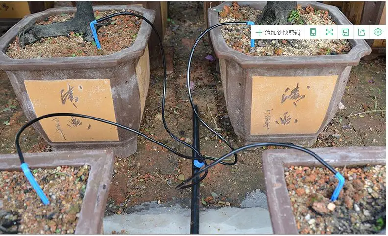 

5m 10m 20m 4/7mm Watering Drip Irrigation Garden Micro Hose System Pipe Home Sprinkling Tube Sprinkler for Greenhouses