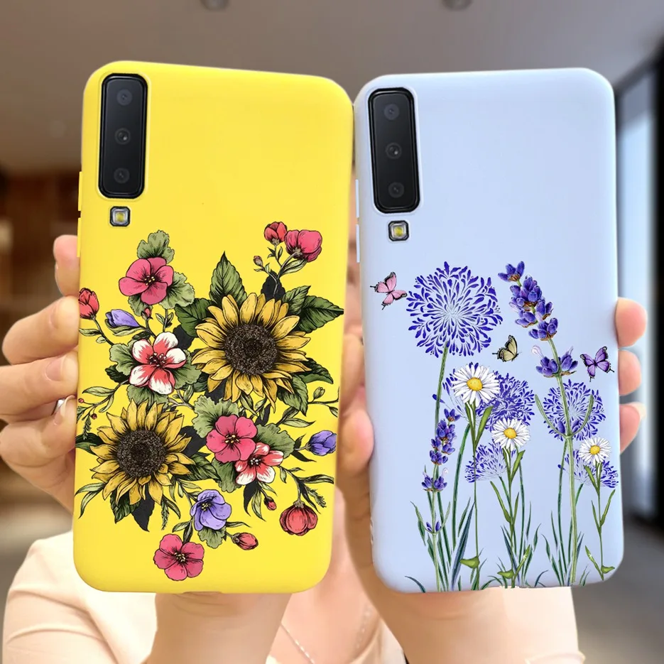 Милый силиконовый чехол для Samsung Galaxy A7 2018 A750 6 0 дюйма телефона A 750 F мягкие ТПУ