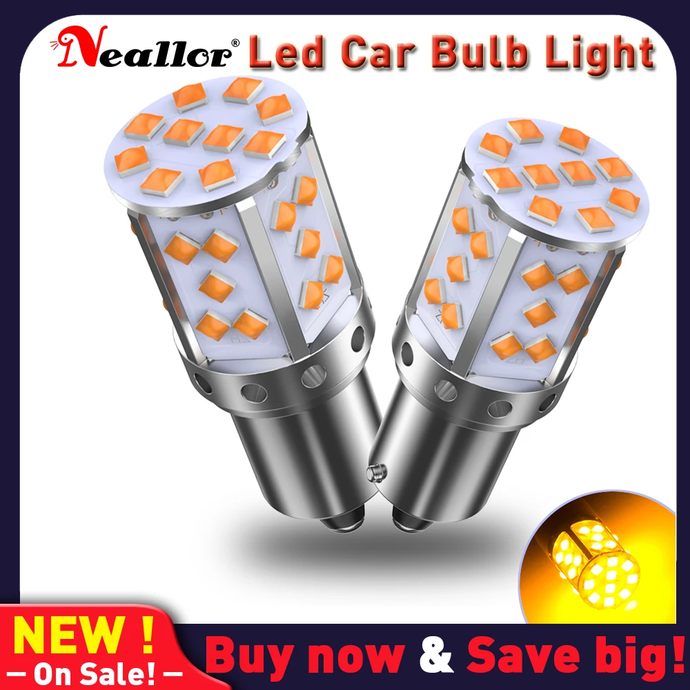 

Светодиодная лампа T20 LED 7440 W21W 3030 35SMD Canbus 1156 P21W BA15S LED BAU15S PY21W, 2 шт.