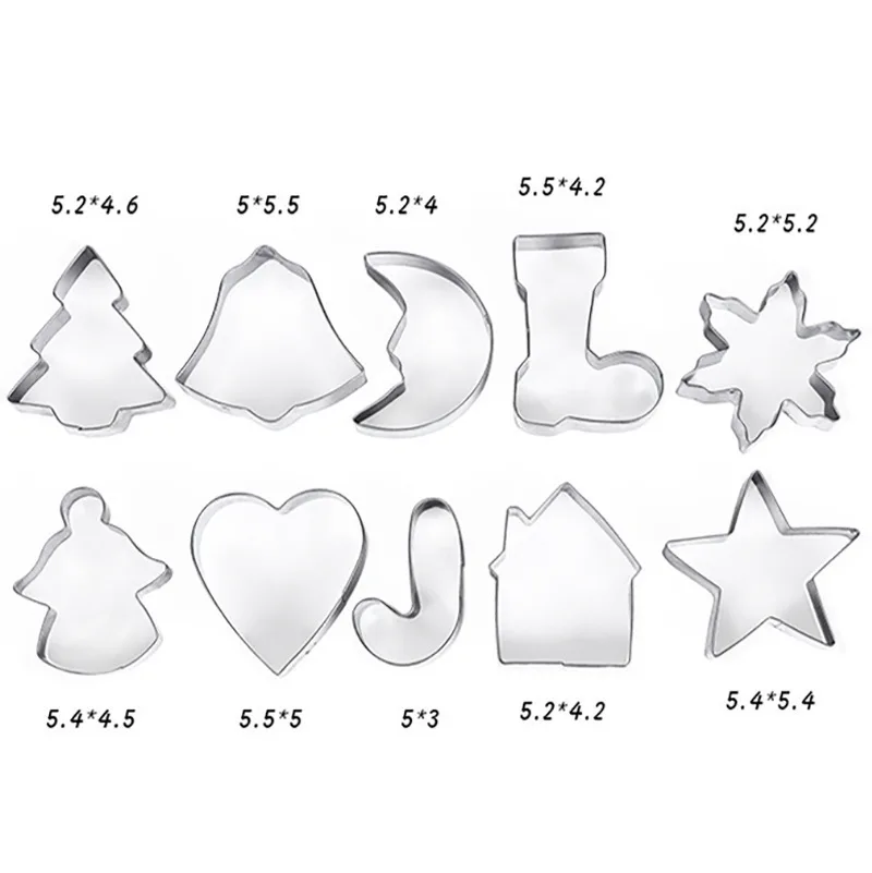 10 шт. резаки для печенья из нержавеющей стали | Дом и сад