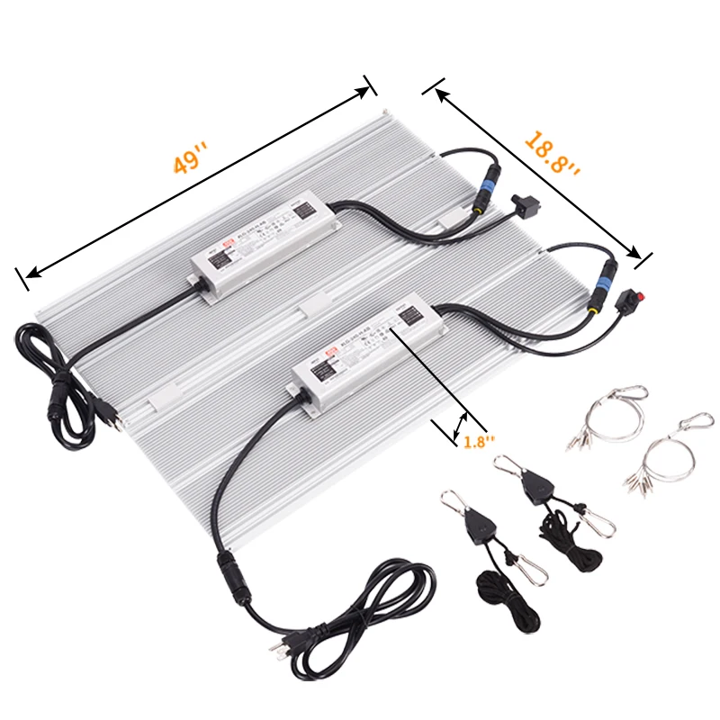 Затемняемый 480 Вт Led Grow Light полный спектр Квантовая доска IP65 комнатные растения