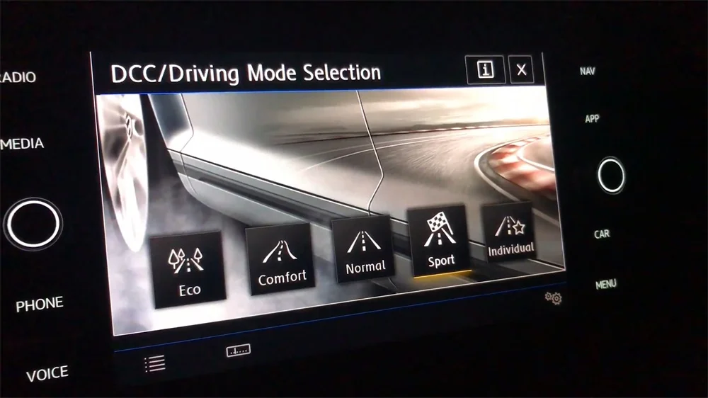 DCC(амортизатор) Система управления динамическим приводом для VW Arteon PassatB8 вариант Alltrack Golf7 VII TeramontTiguan Atlas