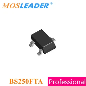 Mosleader BS250FTA SOT23 3000PCS BS250 BS250F 0.25A 45V P-Channel DMOS Transistors Chinese high quality