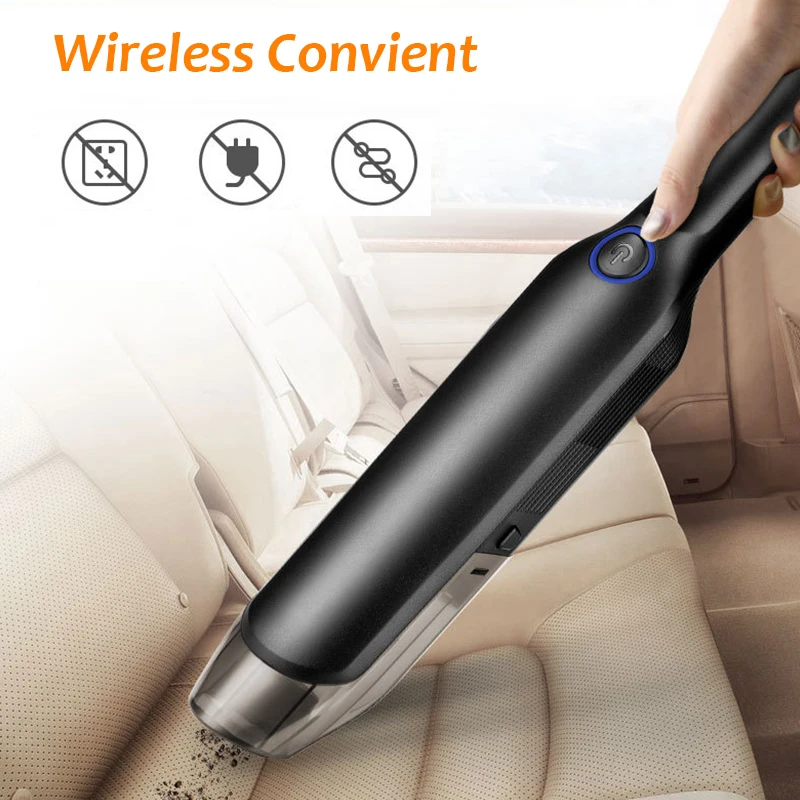 

Handheld Wireless Vacuum Powerful Cyclone Suction Rechargeable Car Vacuum Cleaner 6650 Wet/Dry Auto for Car Home Pet Hair