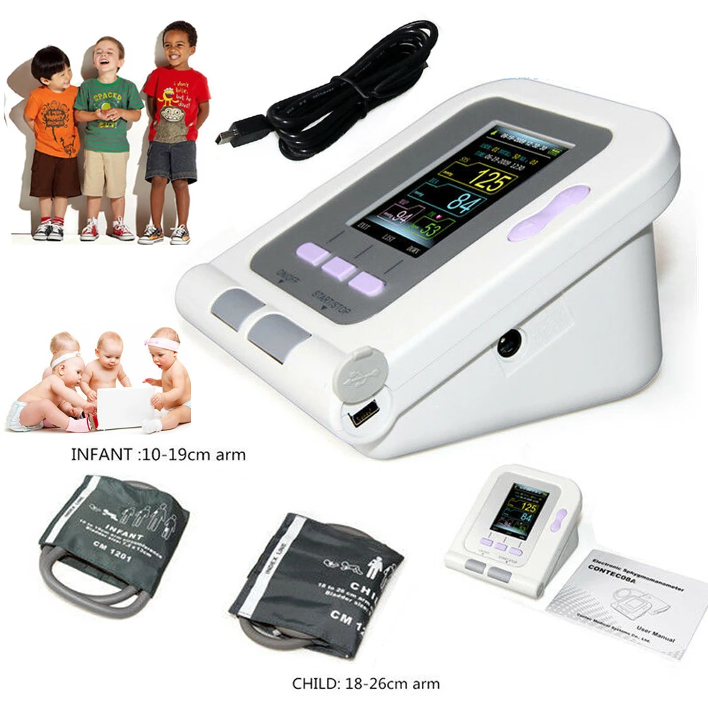 Цифровой монитор артериального давления 08A электронный сфигмоманометр для детей