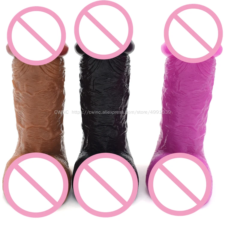 6 5 см толстый большой размер Didlo мужской Реалистичный искусственный пенис