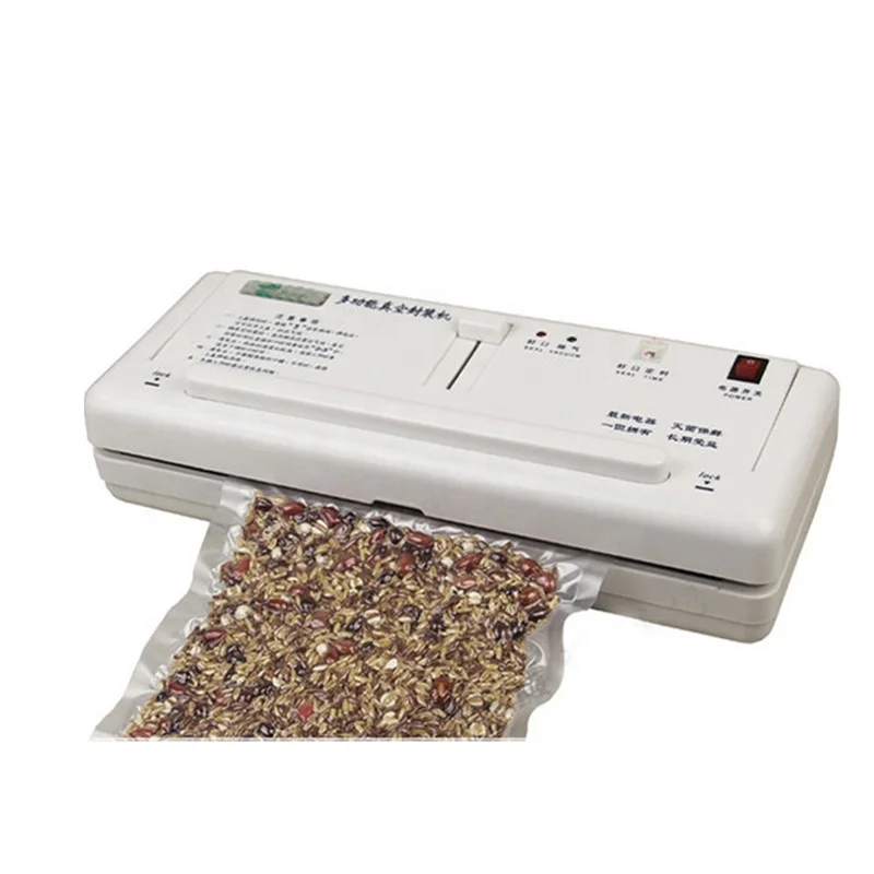 

2019 Hot Selling Food Vacuum Sealer 220V 110V For Food Saver With 10PCS Bags Home Electric Vacuum Sealer Packaging Machine