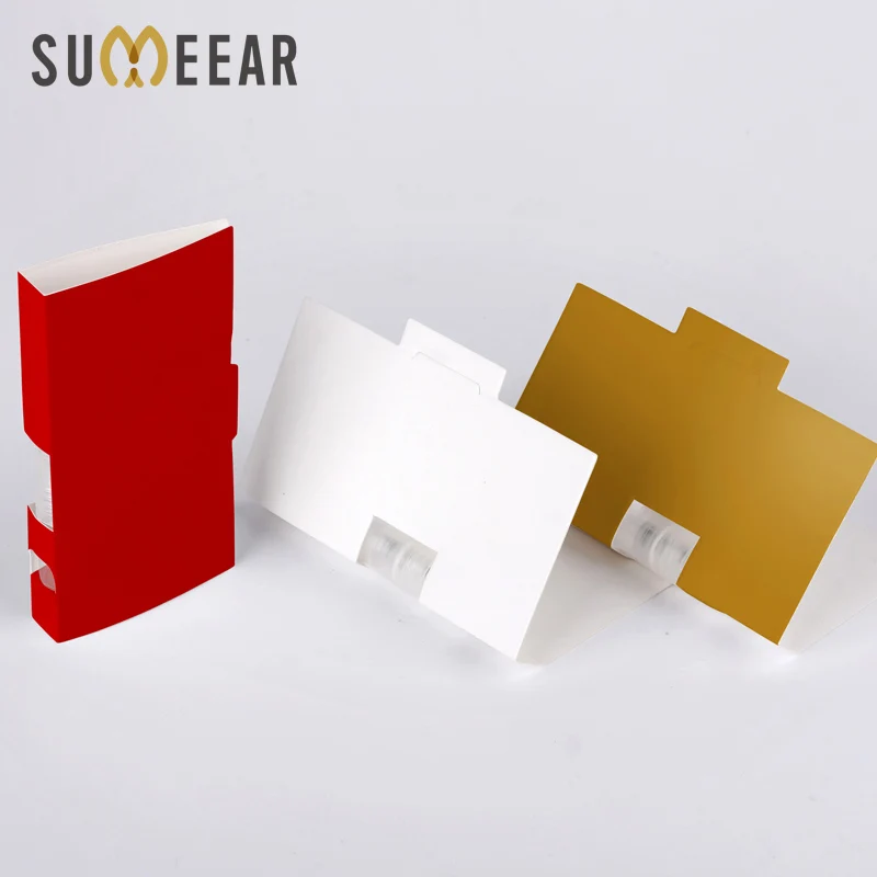 100 шт./лот 1 мл флакон с распылителем многоразовый для духов бумажной картой