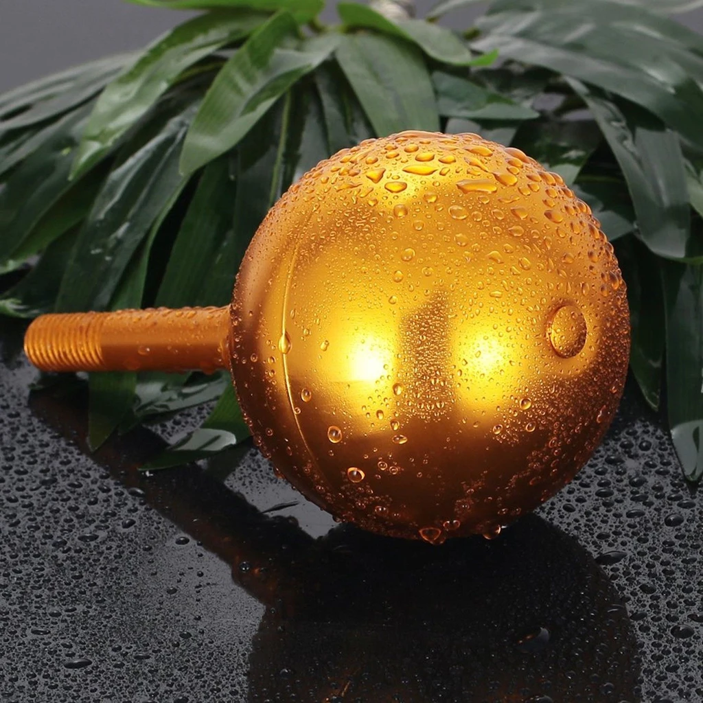 

Флагшток шар верхнее украшение алюминиевый анодированный отделка, 3-дюймовый (золото)