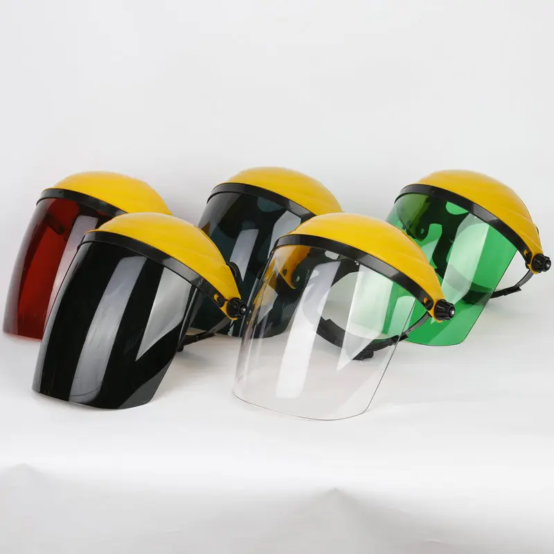 Портативный PC Защитная маска прозрачный защитный сварочный аппарат Головные