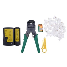 Home Network Cable Making Tool Set, Super Five / Six Network Crimping Pliers Stripper Multi-Functional Tools