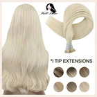 Накладные человеческие волосы Full Shine I Tip, 50 грамм, человеческие волосы с кератином Remy, предварительно скрепленные мягкие прямые волосы для женщин