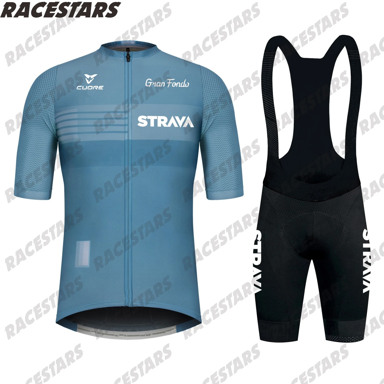 

STRAVA 2021 Pro Team Cycling Clothing Off Road Bike Wear Racing Clothes Quick Dry Men's Cycling Jersey Set Ropa Ciclismo Maillot