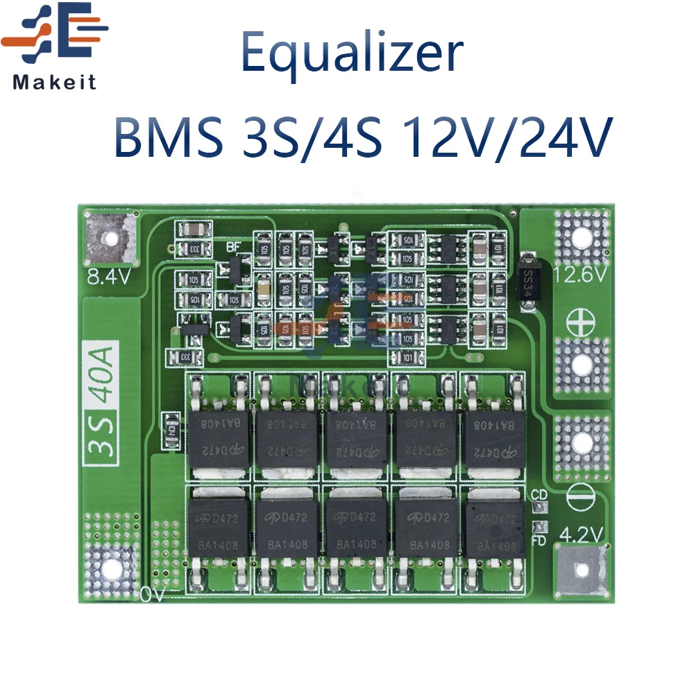Эквалайзер 18650 защитная плата зарядного устройства для литий-ионной литиевой