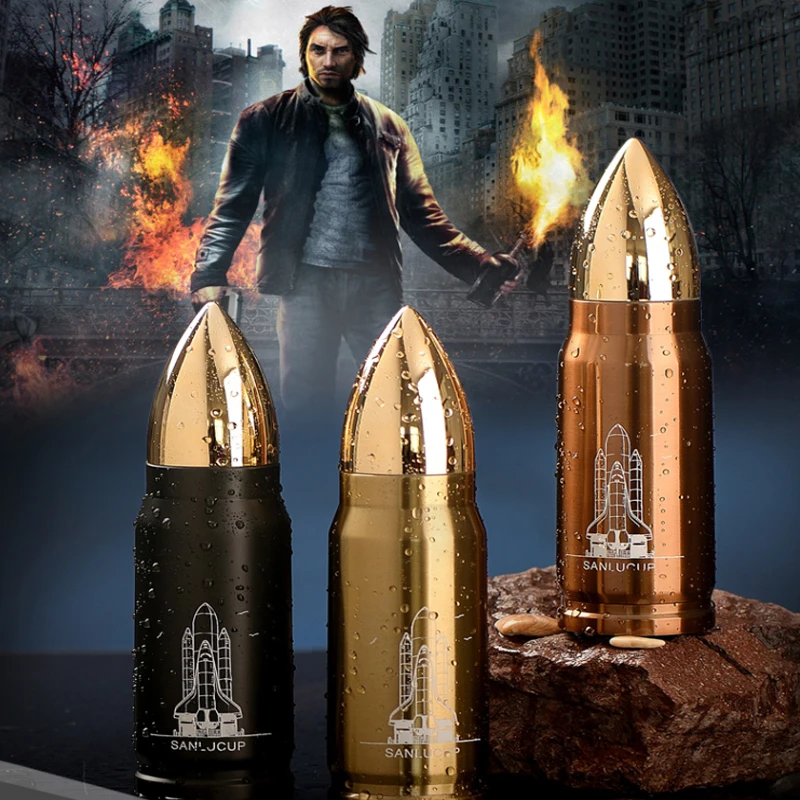 

Популярный новый бренд 350 мл кофе чай пуля Изолированная Высококачественная бутылка из нержавеющей стали вакуумная колба подарок