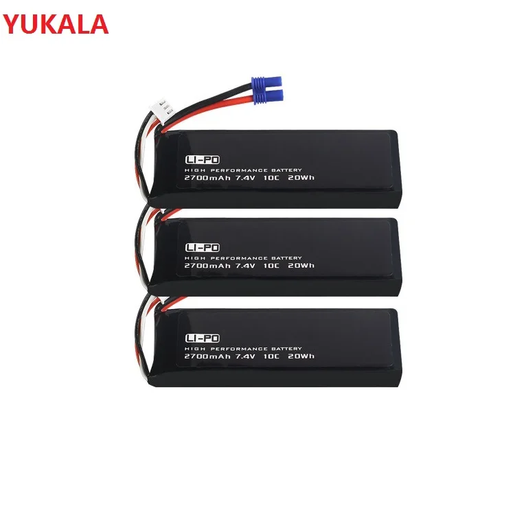 10C 7 4 V 2700mAh Li po перезаряжаемая батарея для H501A H501S H501C H501M X4 Quad аксессуар 2700mah v