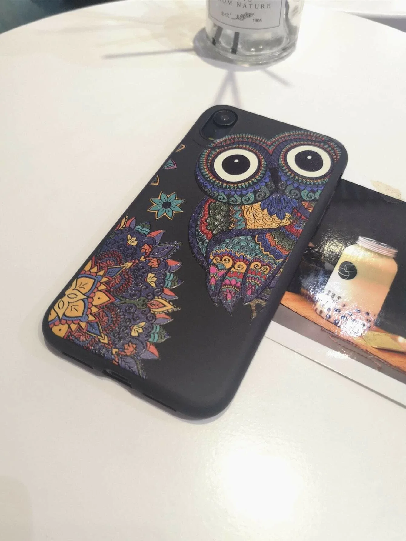 Owl Mandala Ethnic Phone Cover For iPhone 11 13 Pro Max X XS XR 7 8 7Plus 8Plus 12 SE Soft Silicone Candy Case | Мобильные телефоны